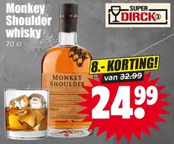 Dirk NL Monkey Shoulder Whisky aanbieding