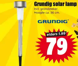 Dirk NL Grundig solar lamp aanbieding