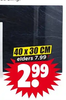 Dirk NL Michelino glazen snijplank aanbieding