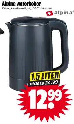 Dirk NL Alpina Waterkoker aanbieding