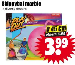 Dirk NL Skippybal Marble aanbieding
