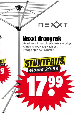Dirk NL Nexxt droogrek aanbieding