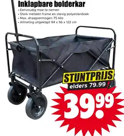Dirk NL Inklapbare Bolderkar aanbieding