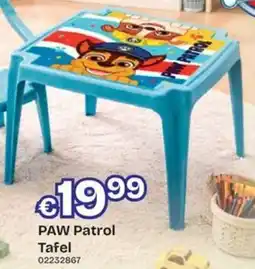 ToyChamp Paw Patrol Tafel aanbieding