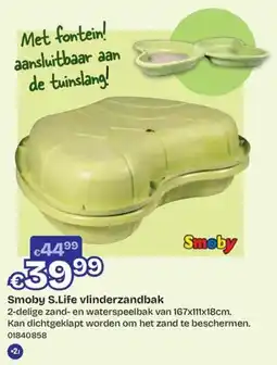 ToyChamp Smoby S.Life Vlinderzandbak aanbieding