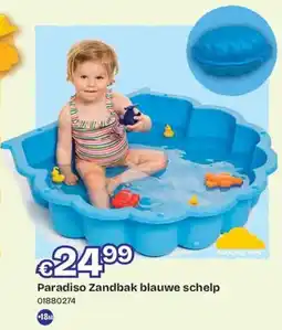 ToyChamp Paradiso Zandbak blauwe schelp aanbieding
