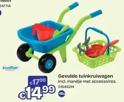ToyChamp Ecoiffier Gevulde Tuinkruiwagen aanbieding
