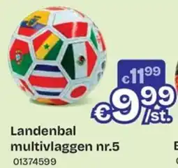 ToyChamp Landenbal Multivlaggen nr. 5 aanbieding