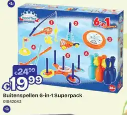 ToyChamp Buitenspellen 6-in-1 Superpack aanbieding