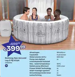 ToyChamp Bestway Spa Jaccuzzi Lay-Z Fiji Airjet aanbieding
