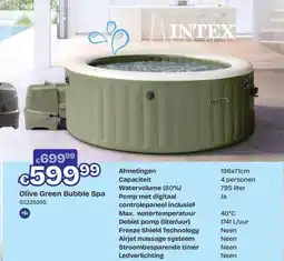 ToyChamp Intex Olive Green Bubble Spa aanbieding