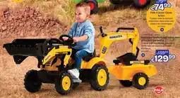 ToyChamp Komatsu laadscheptractor met graafarm en trailer aanbieding