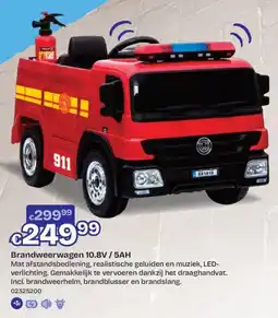 ToyChamp Brandweerwagen 10.8V/5AH aanbieding