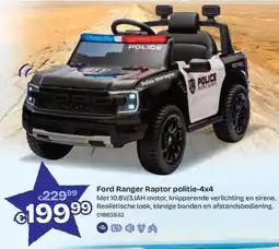 ToyChamp Ford Ranger Raptor Politie 4 x 4 aanbieding