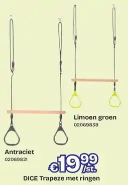 ToyChamp Dice Trapeze met ringen aanbieding
