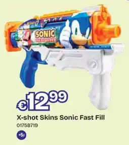 ToyChamp X-shot Skins Sonic Fast Fill aanbieding