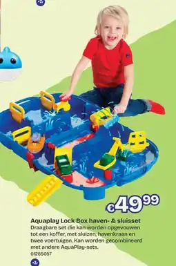 ToyChamp Aquaplay Lock Box Haven & Sluisset aanbieding