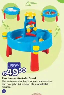 ToyChamp Zand en Watertafel 3-in-1 aanbieding