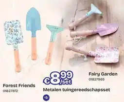 ToyChamp Metalen tuingereedschapsset aanbieding