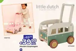ToyChamp Little Dutch Houten Loopwagen aanbieding