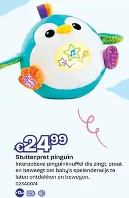 ToyChamp Stuiterpret Pinguïn aanbieding