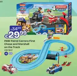ToyChamp PAW Patrol Carrera First Chase and Marshall on the Track aanbieding