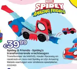ToyChamp Spidey & Friends Spidey's Transformerende Vrachtwagen aanbieding