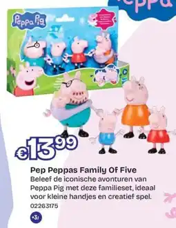 ToyChamp Pep Peppas Family Of Five aanbieding