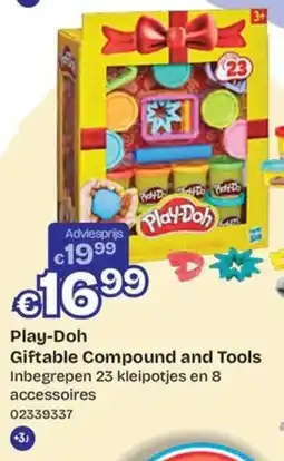 ToyChamp Play-Doh Giftable Compound and Tools aanbieding