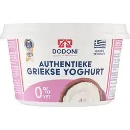 Albert Heijn Dodoni Griekse yoghurt 0% vet aanbieding
