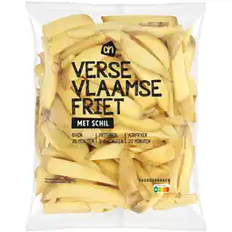Albert Heijn AH Verse Vlaamse friet met schil aanbieding