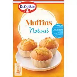 Albert Heijn Dr. Oetker Mix voor muffins naturel aanbieding