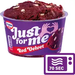 Albert Heijn Dr. Oetker Just for me red velvet mini cake aanbieding