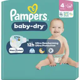 Albert Heijn Pampers Baby-dry luiers maat 4 aanbieding