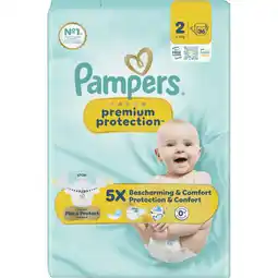 Albert Heijn Pampers Premium protection luiers maat 2 aanbieding