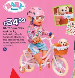 ToyChamp Baby born fiets met lucky aanbieding