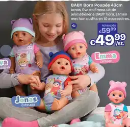 ToyChamp Baby born poupée aanbieding