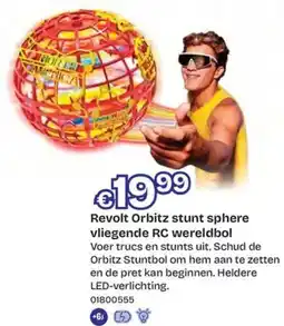 ToyChamp Revolt orbitz stunt sphere vliegende rc wereldbol aanbieding
