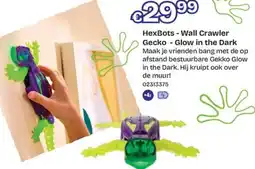 ToyChamp Hexbots wall crawler gecko glow in the dark aanbieding