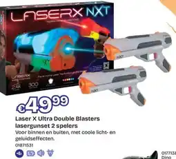 ToyChamp Laser x ultra double blasters lasergunset 2 spelers aanbieding