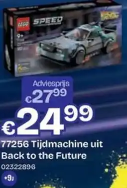 ToyChamp Tijdmachine uit back to the future aanbieding