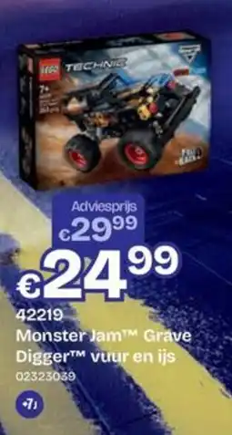ToyChamp Monster jamtm grave diggertm vuur en ijs aanbieding