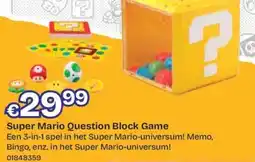 ToyChamp Super mario question block game aanbieding