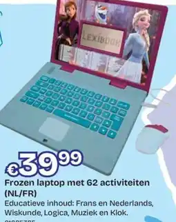 ToyChamp Frozen laptop met 62 activiteiten (nl/fr) aanbieding