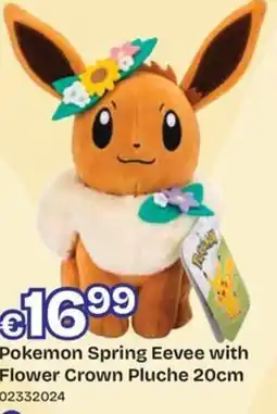 ToyChamp Pokemon spring eevee with flower crown pluche aanbieding