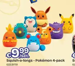 ToyChamp Squish-a-longs - pokémon aanbieding