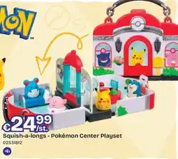 ToyChamp Squish-a-longs - Pokémon Center Playset aanbieding