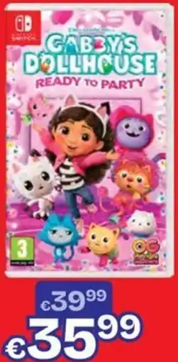 ToyChamp Nintendo Switch Gabby's dollhouse ready to party aanbieding