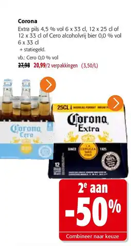 Colruyt Corona Cero 0,0 % vol aanbieding