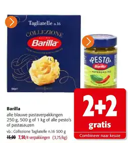 Colruyt Barilla Collezione Tagliatelle n.16 500 g aanbieding